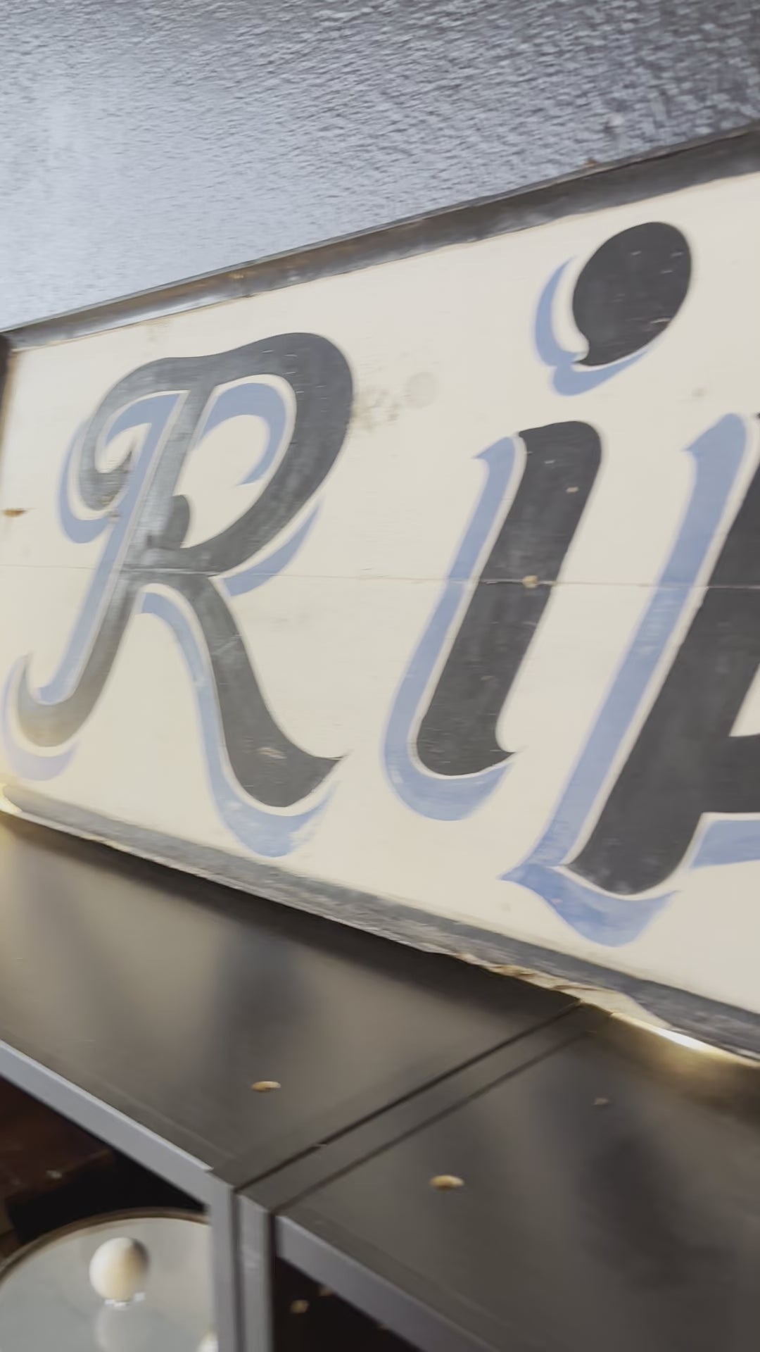 Hand Painted Wood Ripon Memorials Sign