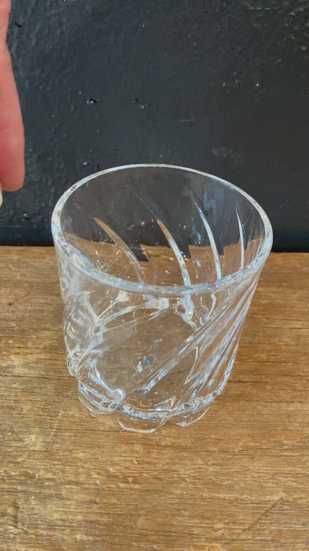 Twirling Whiskey Glasses | Set Of Four