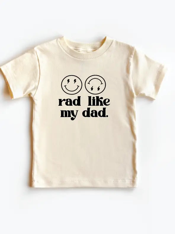 Rad Like My Dad Smiley Kid's Tee