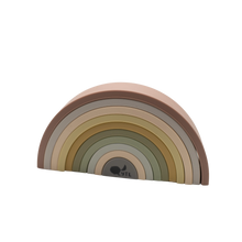 Load image into Gallery viewer, Silicone Stacking Rainbow