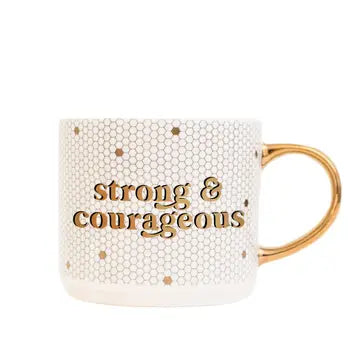 Gold Tile Coffee Mug
