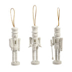 White  Nutcracker Ornament