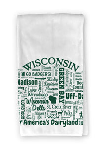 Wisconsin Destination Tea Towel