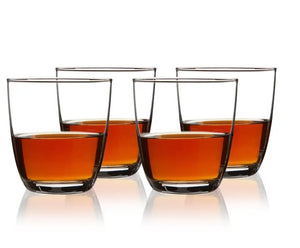 Glass Liquor Tumblers Set of 4