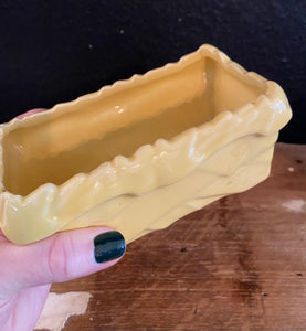 Vintage Yellow McCoy Planter