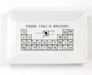 Periodic Table of Wisconsin Platter