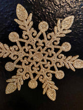 Load image into Gallery viewer, Gold Snowflake Ornament