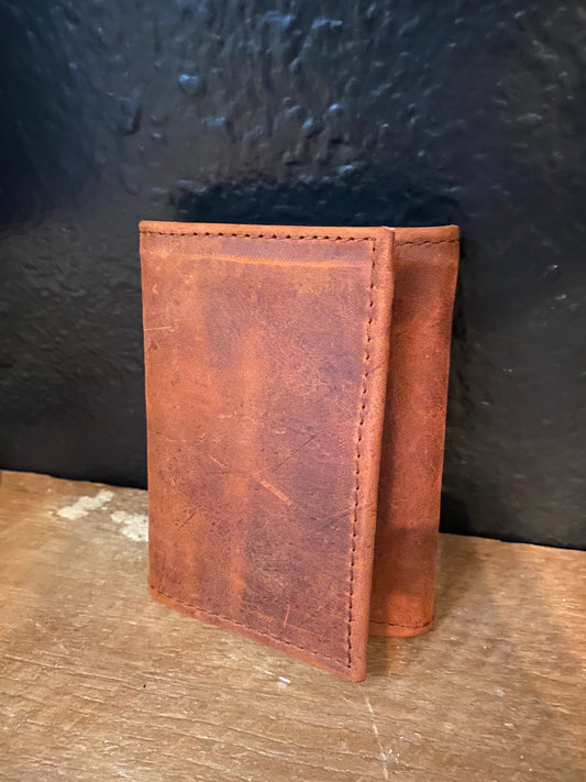 Tri-Fold Leather Wallet